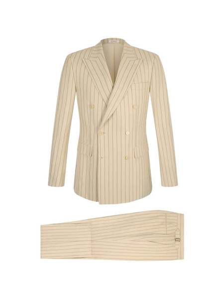  Fursac Pinstripe Double-breasted Suit - Neutrals 