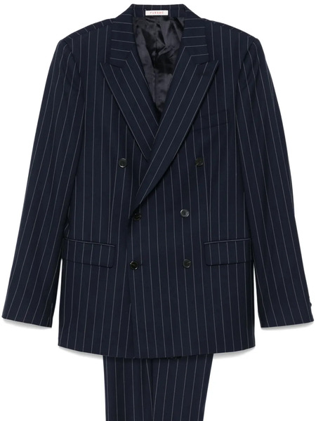  Fursac Pinstripe Suit - Blue 
