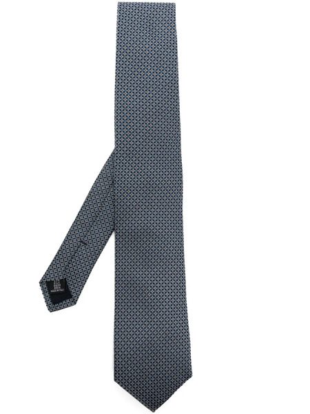  Fursac Silk Pointed Tie - Blue 