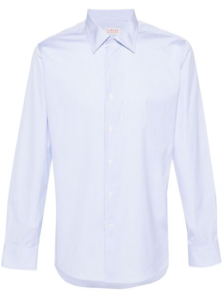  Fursac Striped Poplin Shirt - Blue 