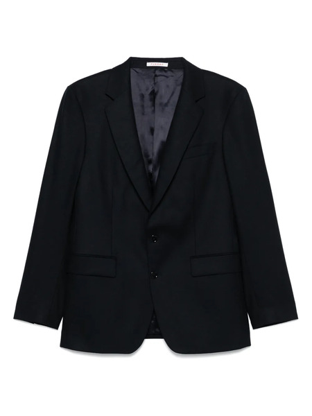  Fursac Virgin Wool Single-breasted Blazer - Blue 