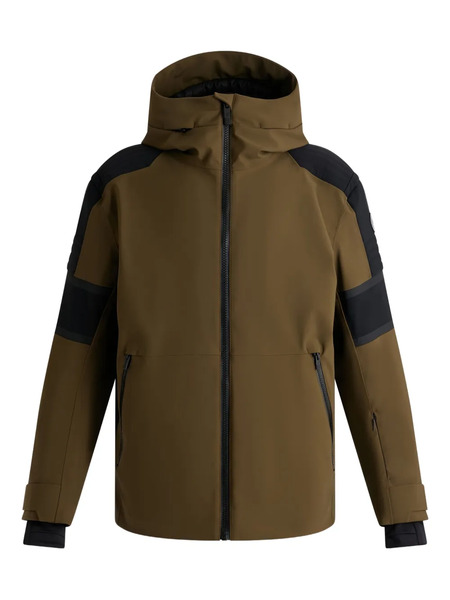  Fusalp Amwo Quilted Shoulder-panel Ski Jacket - Brown 