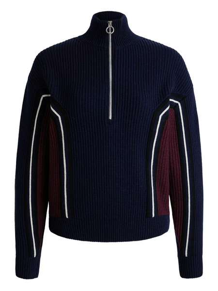  Fusalp Half-zip Ribbed Jumper - Blue 