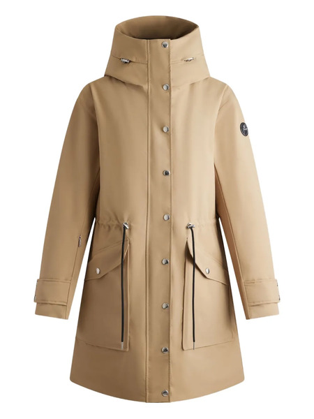  Fusalp Hooded Drawstring Parka - Brown 