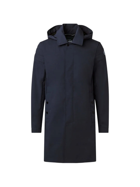  Fusalp Hooded Single-breasted Coat - Blue 