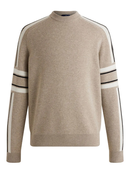  Fusalp Jacquard-striped Sweater - Brown 