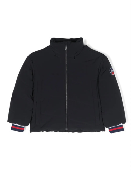  Fusalp Kids Logo-patch High-neck Ski Jacket - Blue 