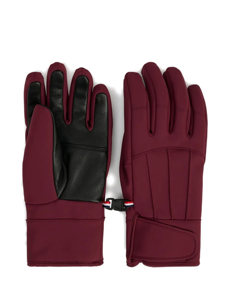  Fusalp Leather Glacier Gloves - Red 
