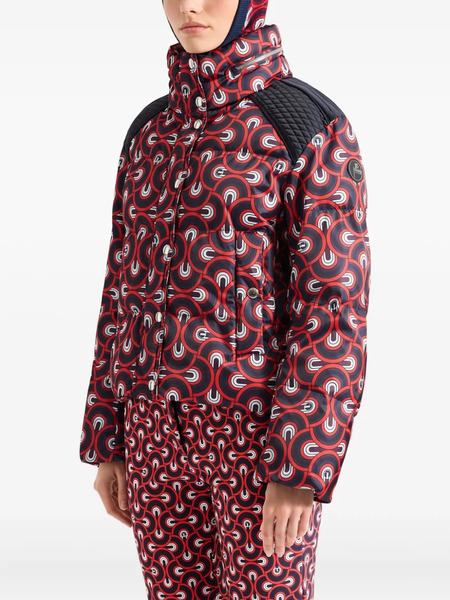  Fusalp Quilted Ski Jacket - Red 
