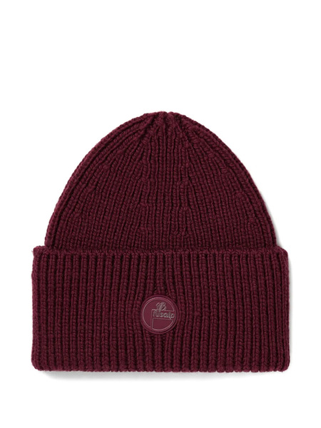  Fusalp Ribbed Logo-badge Beanie - Red 