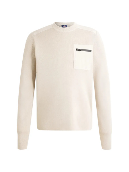  Fusalp Tevan Chest-pocket Wool Sweater - Neutrals 