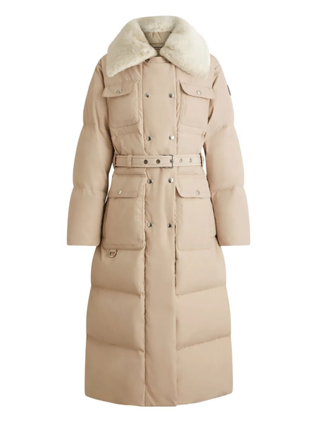  Fusalp Vlavi Belted Faux-fur Collar Coat - Neutrals 