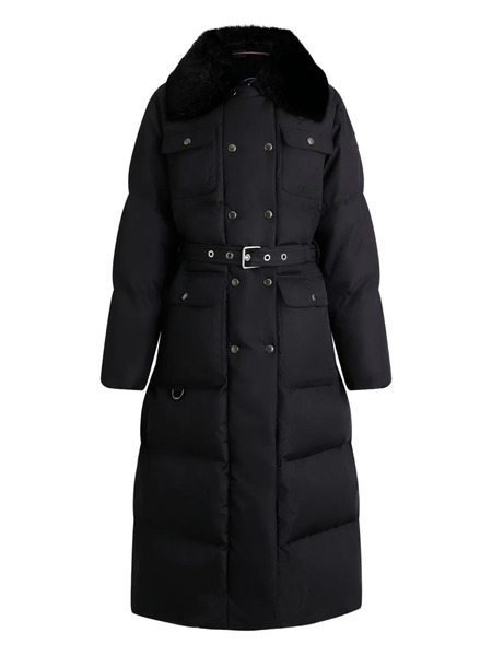  Fusalp Vlavi Removable-collar Belted Coat - Black 