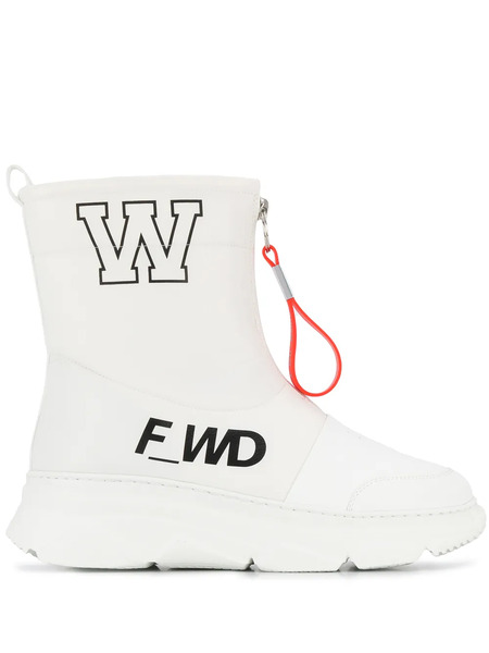  F_wd Ankle Boots - White 
