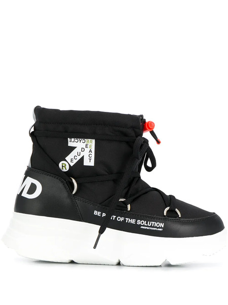  F_wd Logo Snow Boots - Black 