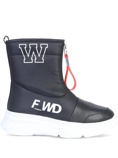  F_wd Logo Zip Boots - Blue 