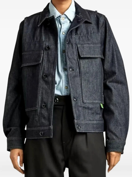 G-star Raw Utility Flap-pocket Denim Jacket - Blue 