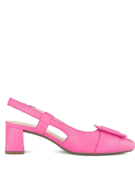  Gabor Block-heel Slingback Pumps - Pink 