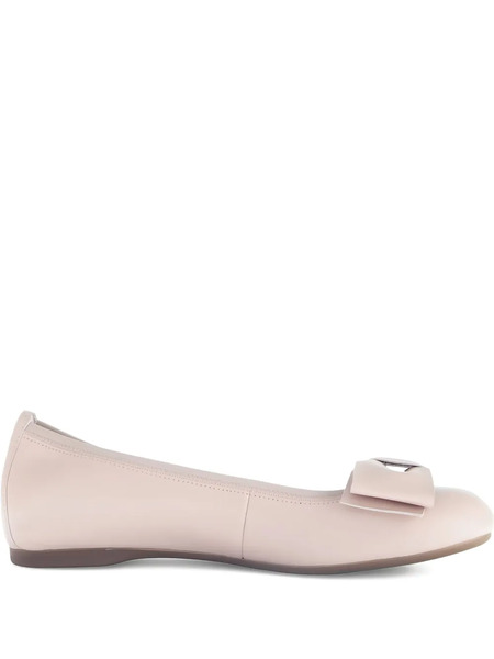  Gabor Bow-detail Ballet Flats - Pink 