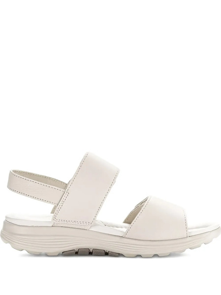  Gabor Buckle-strap Flat Sandals - Neutrals 