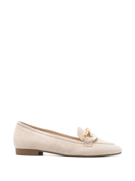  Gabor Chain-detail Flat Pumps - Neutrals 