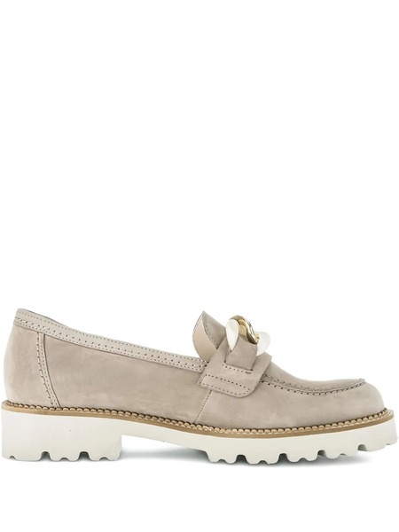  Gabor Chain-embellished Loafers - Neutrals 