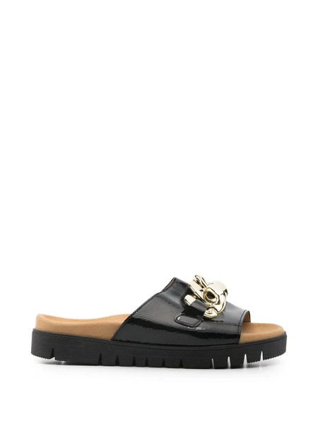  Gabor Chain-embellished Sandals - Black 