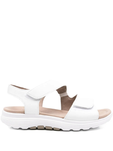  Gabor Double-strap Leather Sandals - White 