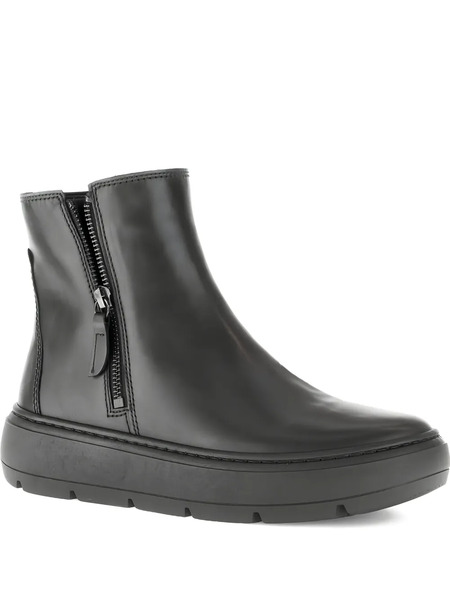  Gabor Leather Ankle Boots - Black 