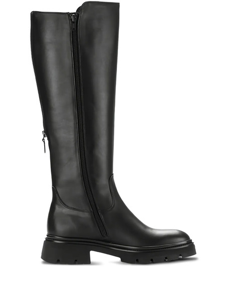  Gabor M-vario Leather Boots - Black 