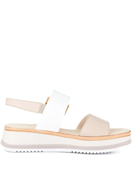  Gabor Two-tone Platform Sandals - White 