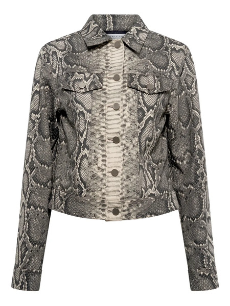  Gabriela Hearst Bronte Python-print Jacket - Grey 