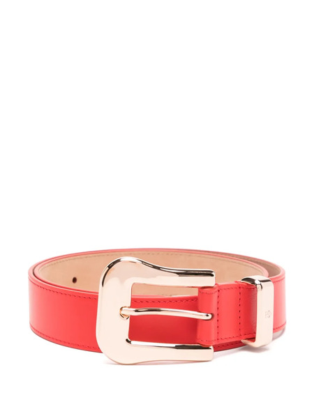  Gabriela Hearst Leather Belt - Red 
