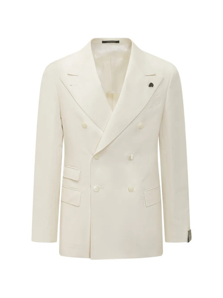  Gabriele Pasini Double-breasted Flap Jacket - Neutrals 