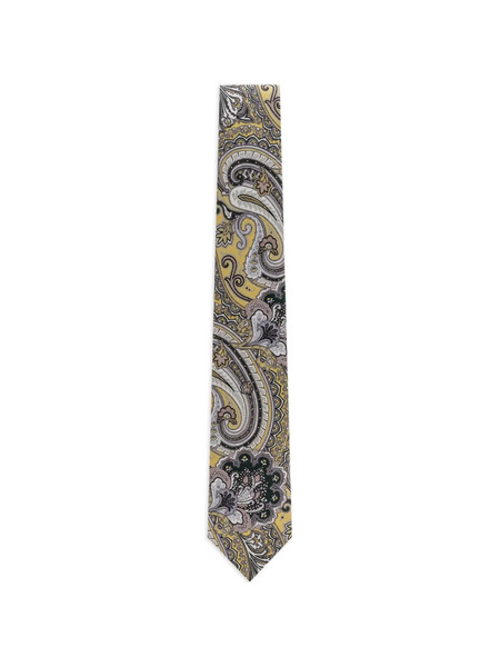  Gabriele Pasini Paisley-print Tie - Yellow 