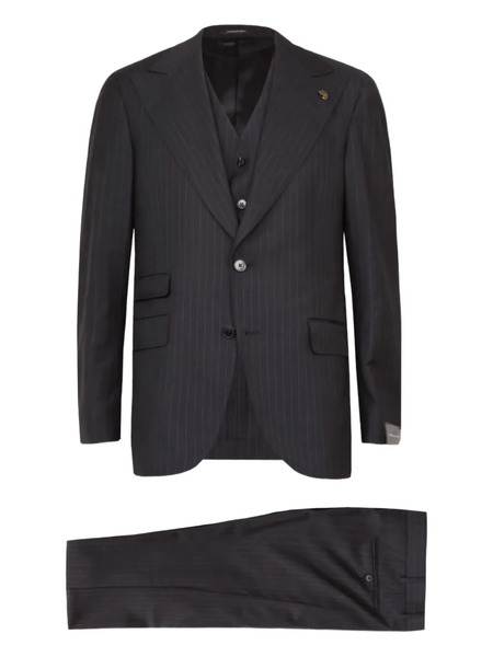  Gabriele Pasini Pinstripe Suit - Black 