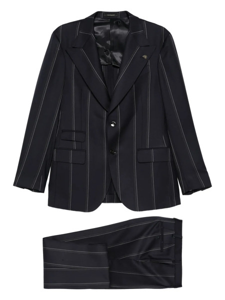 Gabriele Pasini Single-breasted Pinstripe Suit - Blue 