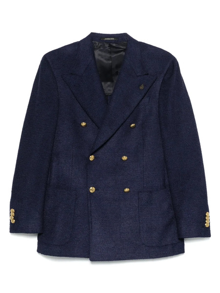  Gabriele Pasini Textured Blazer - Blue 