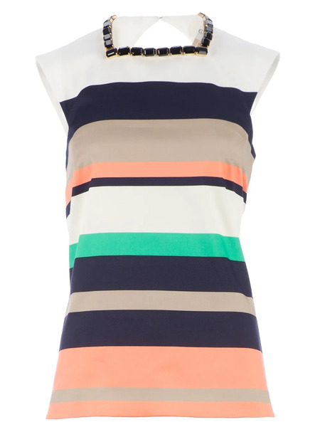  Galitzine Striped Trouser Set - Multicolour 