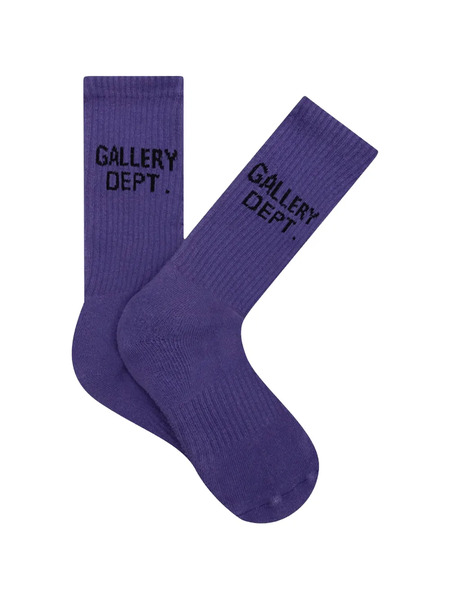  Gallery Dept. Crew Ribbed Socks - Purple 