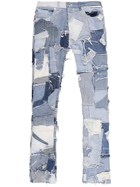  Gallery Dept. Logan Patchwork Straight Jeans - Blue 
