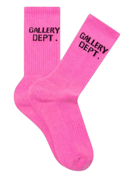  Gallery Dept. Logo-embroidered Socks - Pink 