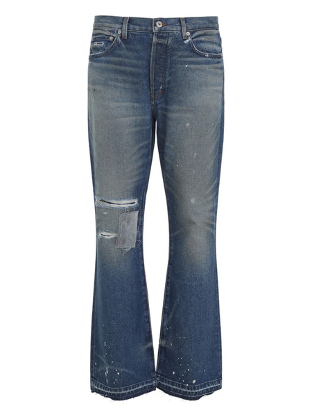  Gallery Dept. Ripped Patch Jeans - Blue 