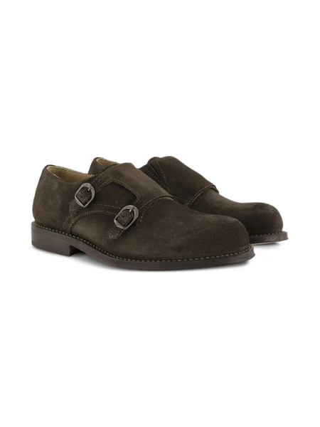  Gallucci Kids Suede Moccasins - Brown 