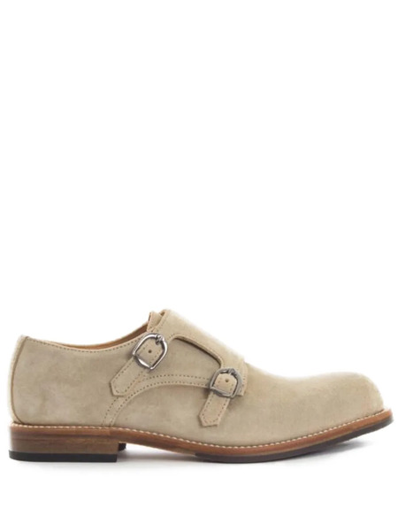  Gallucci Kids Suede Monk Shoes - Neutrals 
