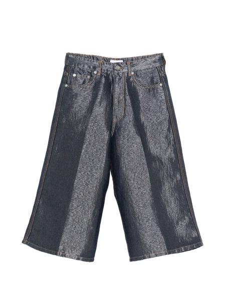  Ganni Belt-loops Shorts - Blue 