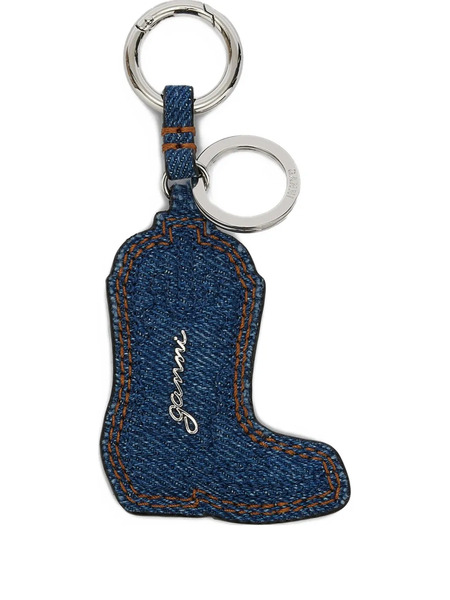  Ganni Boot Keyring - Blue 