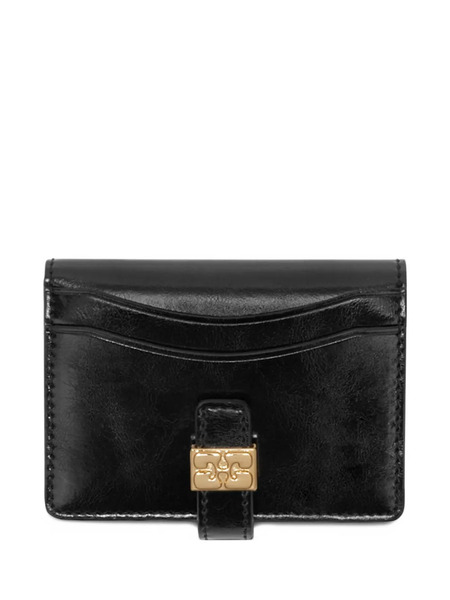 Ganni Buckle Wallet - Black 
