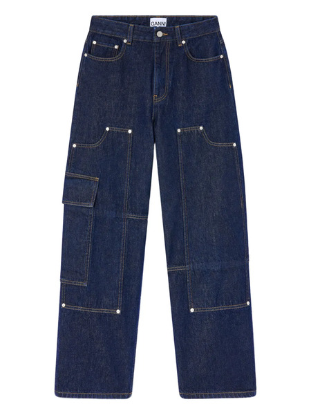  Ganni Cargo Jeans - Blue 