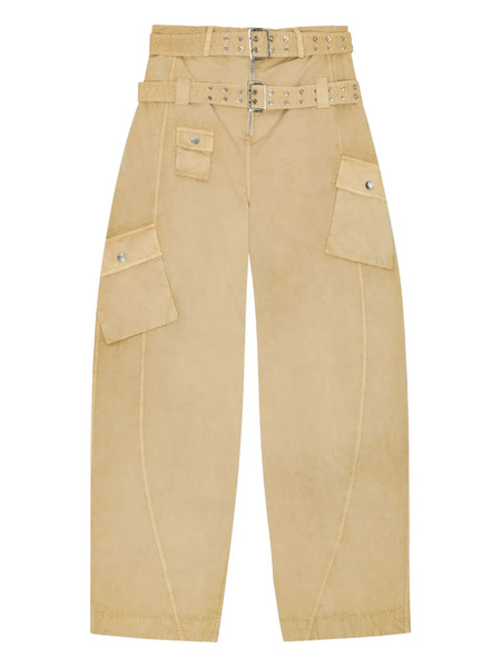  Ganni Cargo-pocket Trousers - Neutrals 